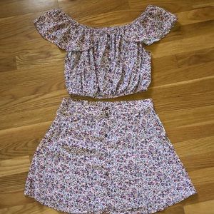 Floral two piece set